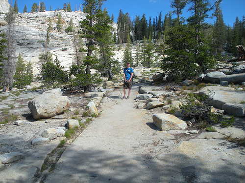 May Lake Trail With Mr A