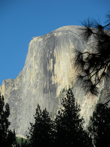 Yosemite Valley Half Dome at Sunset