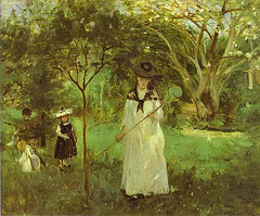 Chasing butterflies Berthe Morisot