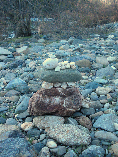 Rock Sculpture American River