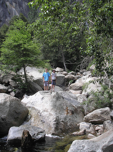 Boys at Cascade Creek