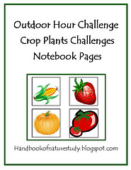 Crop Plants Notebook Page Cover Button