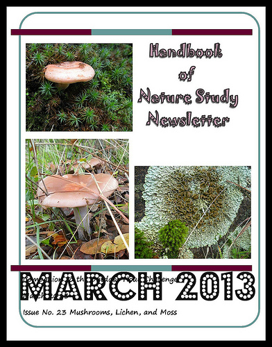 Handbook of Nature Study March Newsletter Cover Button