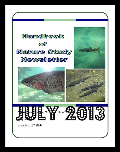 July 2013 Handbook of Nature Study Newsletter Cover