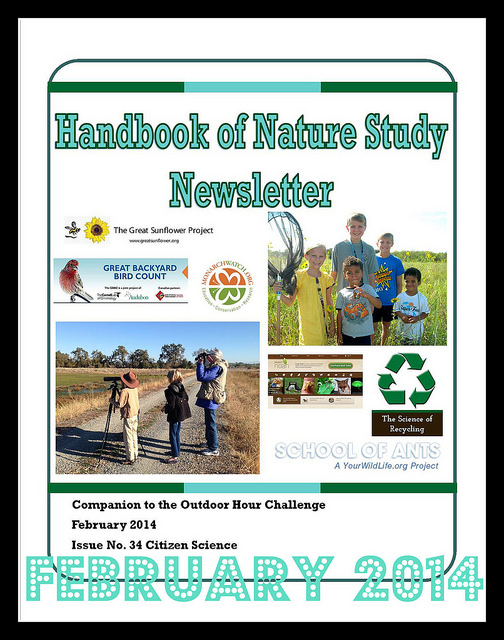 Handbook of Nature Study Newsetter Feb 2014 button