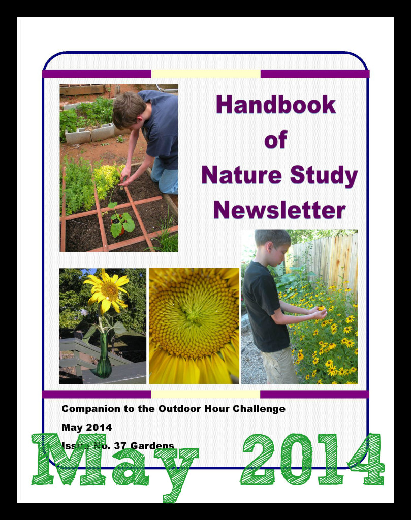 Handbook of Nature Study Newsletter Button May 2014 Gardens