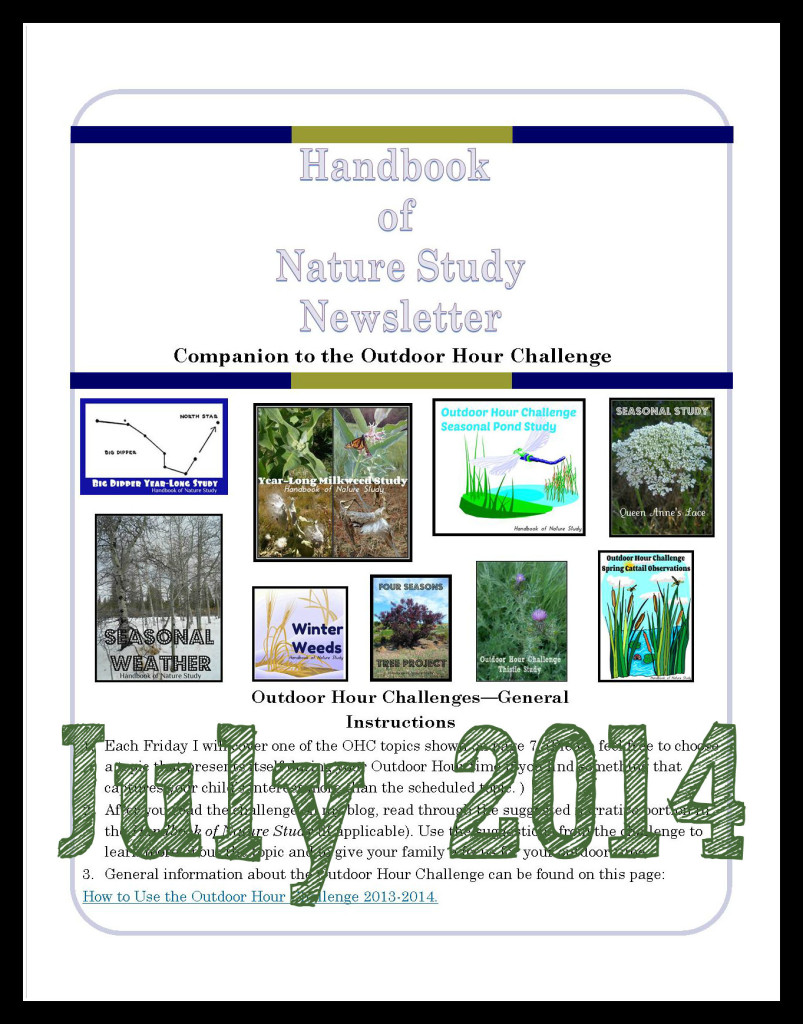 HNS Cover Newsletter July 2014 Year Long Nature Study button