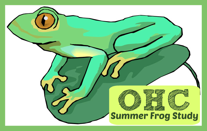 Outdoor Hour Challenge Summer Frog Study @handbookofnaturestudy