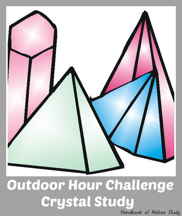 Outdoor Hour Challenge Crystal Study @handbookofnaturestudy