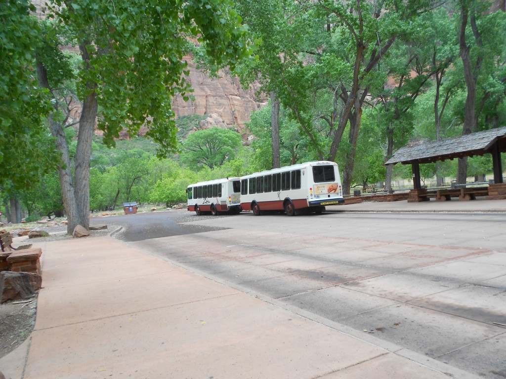 Zion shuttle bus