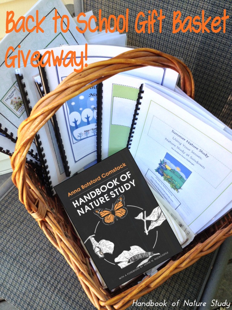 Handbook of Nature Study Back to School Basket Giveaway @handbookofnaturestudy