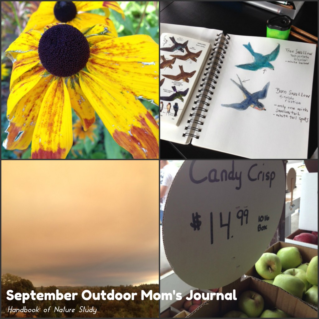 Outdoor Mom's Journal September 2015 @handbookofnaturestudy