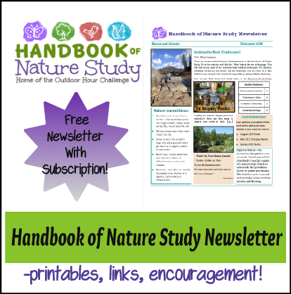 Handbook of Nature Study Newsletter February 2016 button