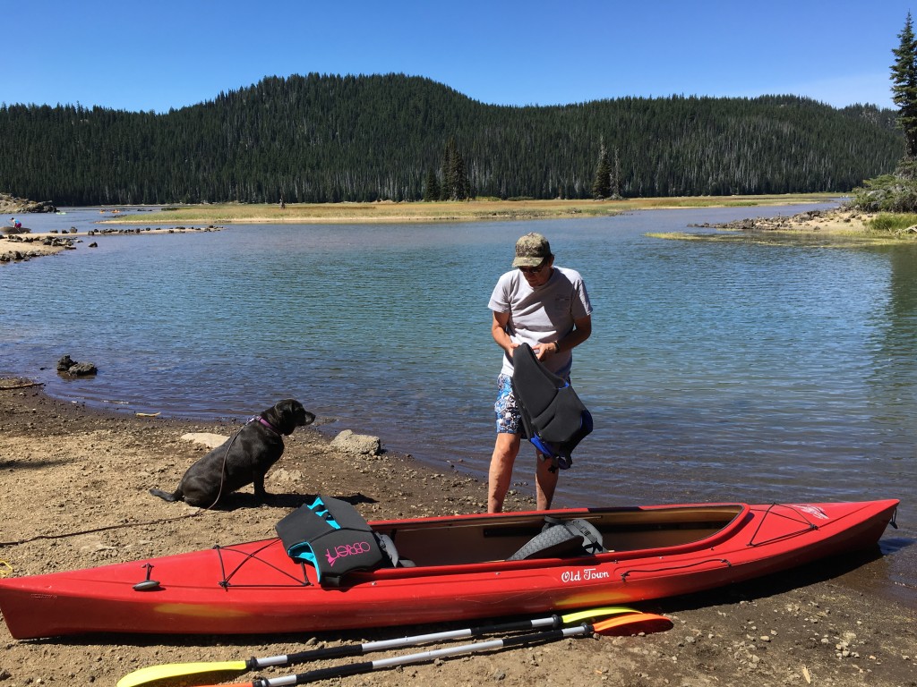 Cascade Lakes Scenic Byway Oregon  (47) sharps lake kayak