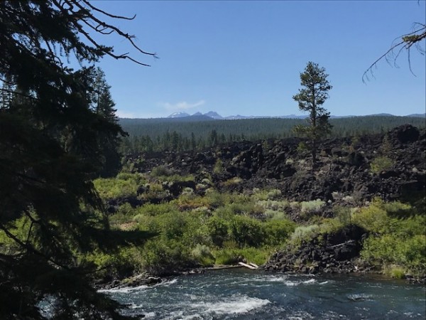 deschutes river at benham falls