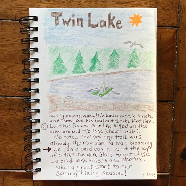 Twin Lake nature journal