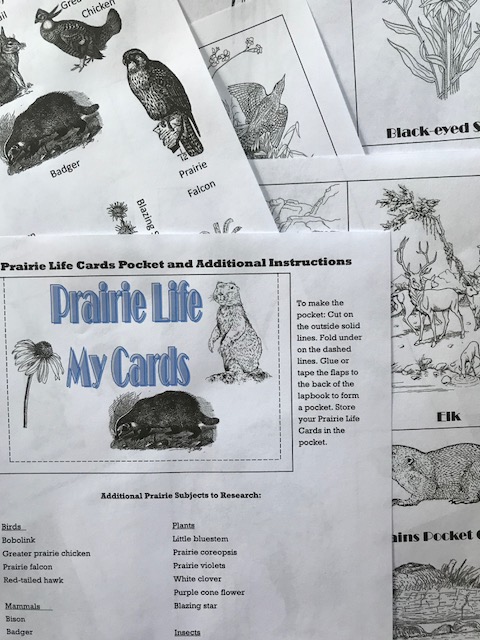 Prairie Wildlife Clipart and printables