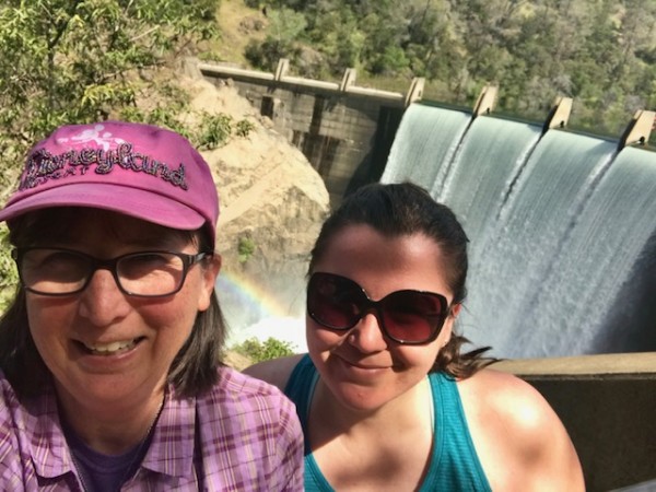 Barb McCoy and Amanda at Lake Clementine