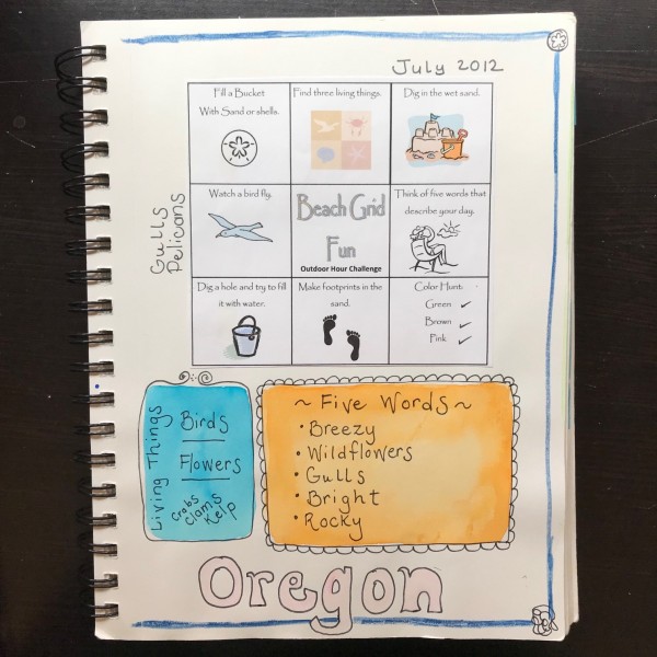 Nature Study Newsletter grid example pages (2)