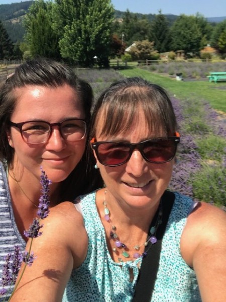 lavender farm hood river july 2020