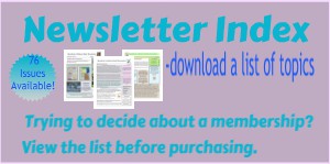 Newsletter Index download