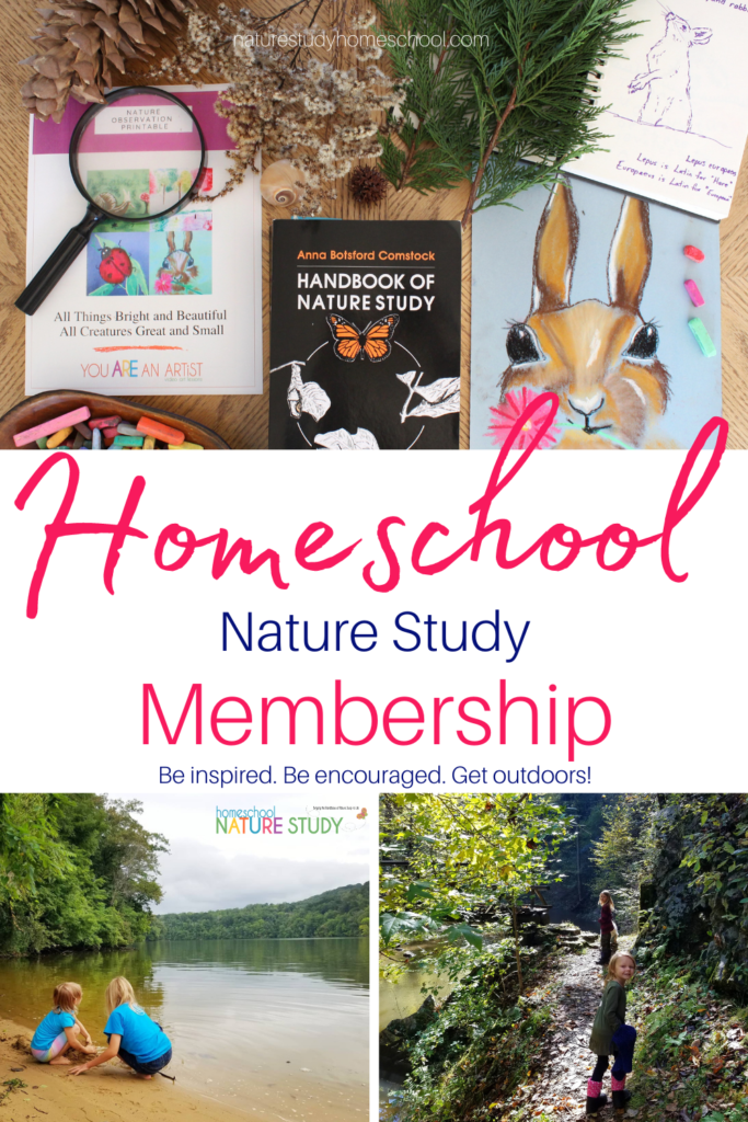 You will find hundreds of Charlotte Mason style homeschool nature studies plus all the Outdoor Hour Challenges in our Homeschool Nature Study membership. 