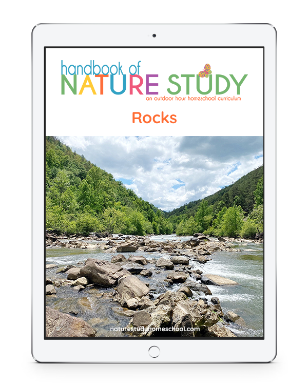 Rocks nature studies in Homeschool Nature Study Membership