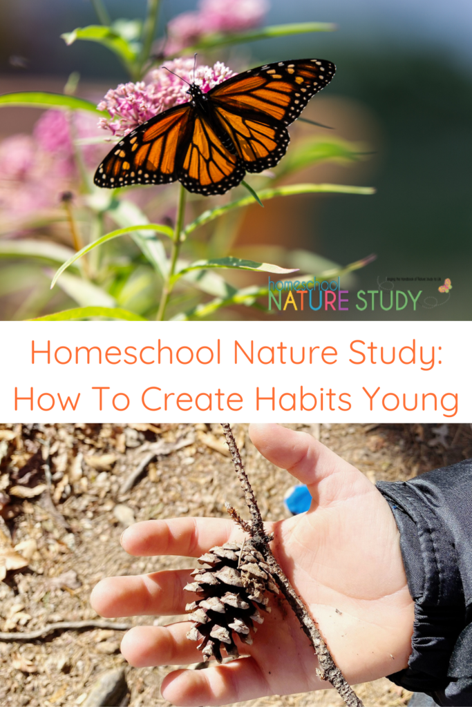 The best tips for creating habits young. Homeschool nature study can be a family activity with your preschoolers or elementary-aged children.
