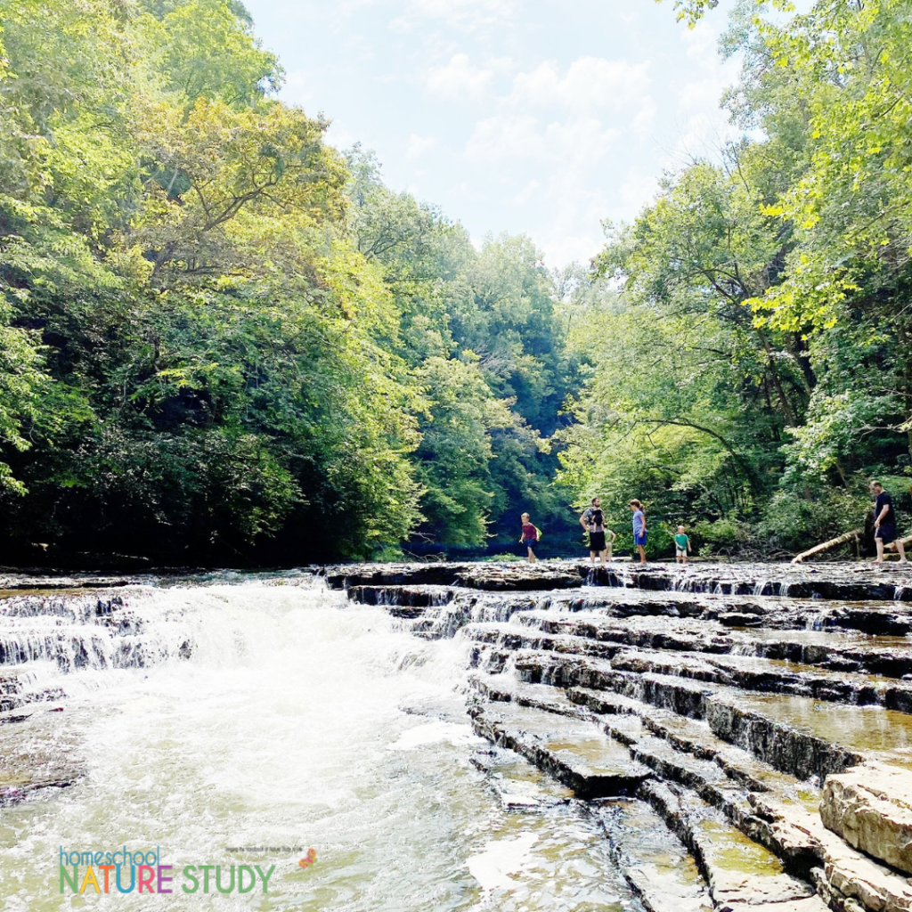 Outdoor Hour Challenge waterfalls