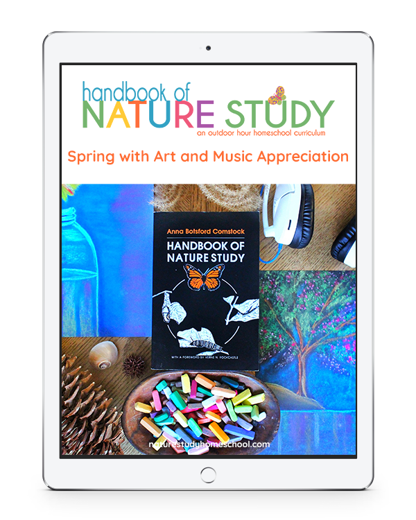 Outdoor Hour Challenges homeschool curriculum with art and music appreciation.
