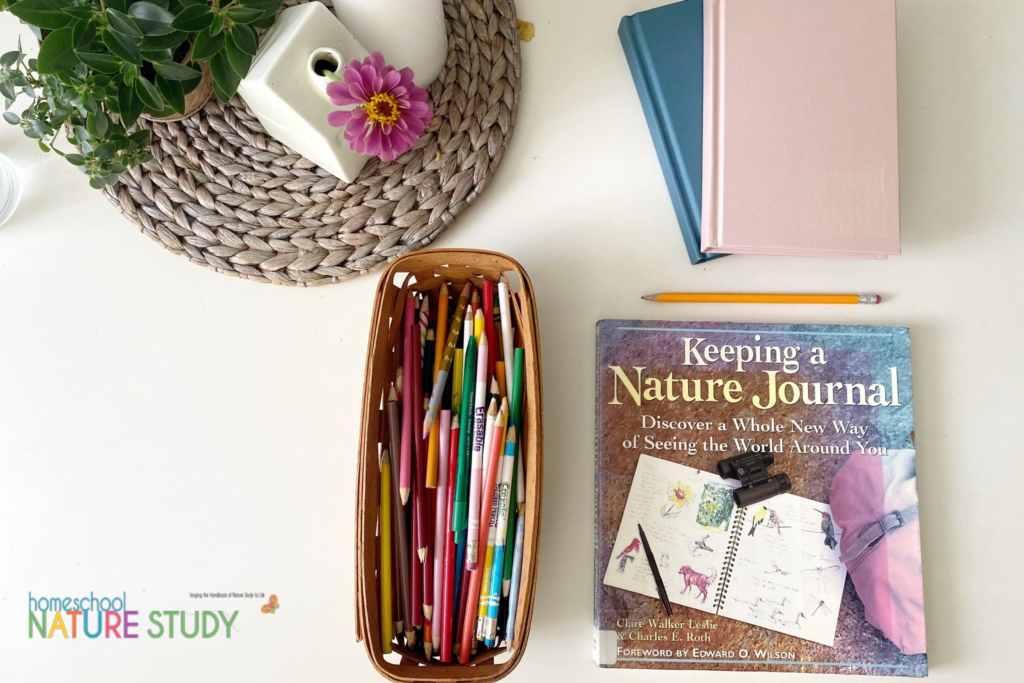 This book is a great homeschool nature study resource and contains a wealth of ideas that you can pick and choose to use as inspiration. Keeping a Nature Journal, is a tool like so many other tools we use in our family's nature study. 