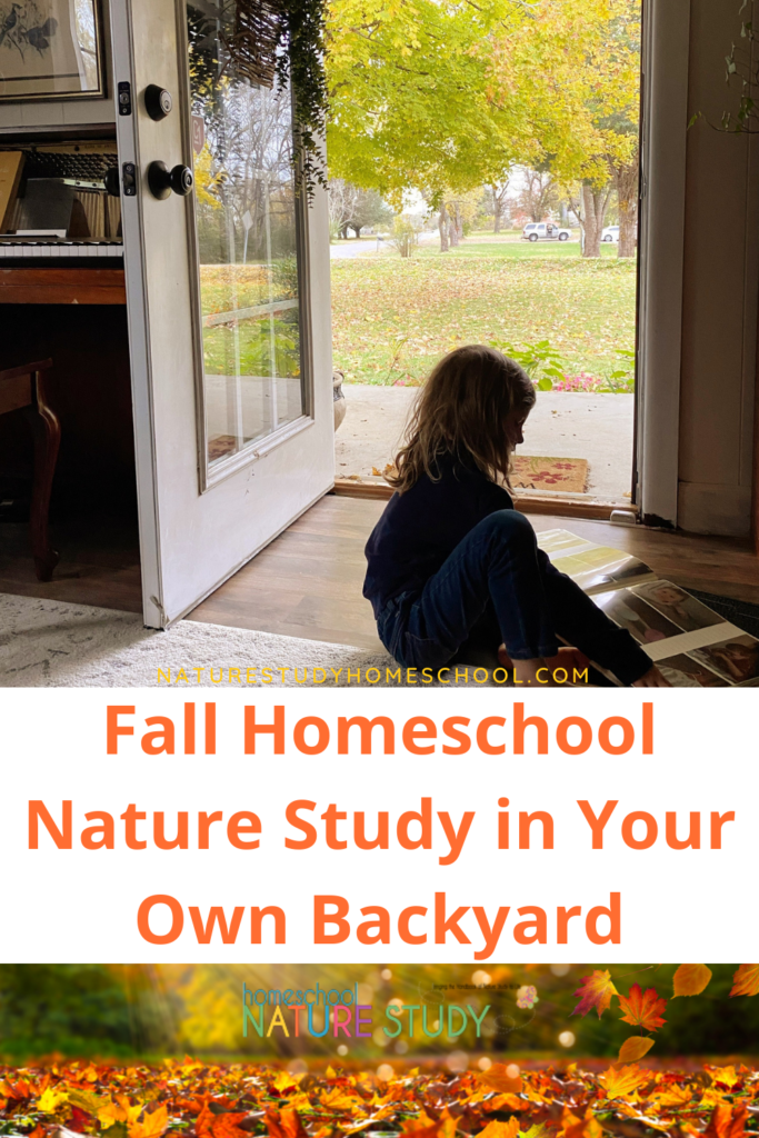 The benefits of autumn or fall homeschool nature study in your own backyard are endless! These simple resources get you started making memories together.