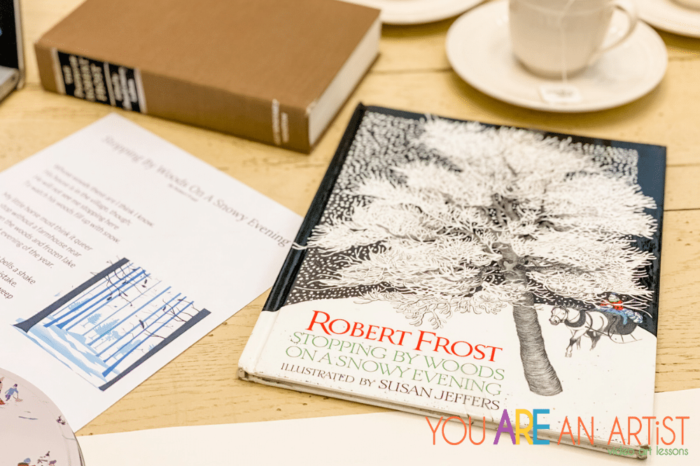 You can enjoy a Robert Frost Style winter nature study for your homeschool! Stopping By The Woods on a Snowy Evening can be a jumping off point. Enjoy these ideas for your snowy adventure.