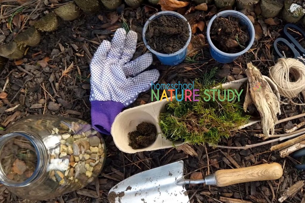 Make a Resurrection Terrarium - Homeschool Nature Study Nature Crafts