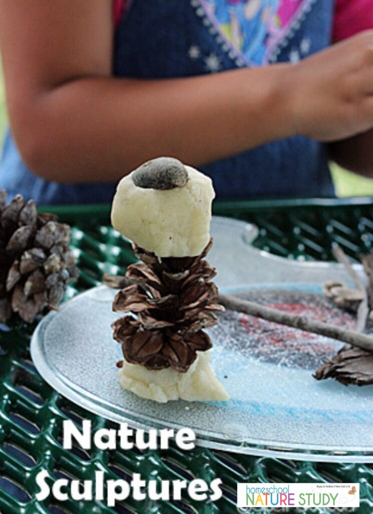 nature craft: how to make nature sculptures