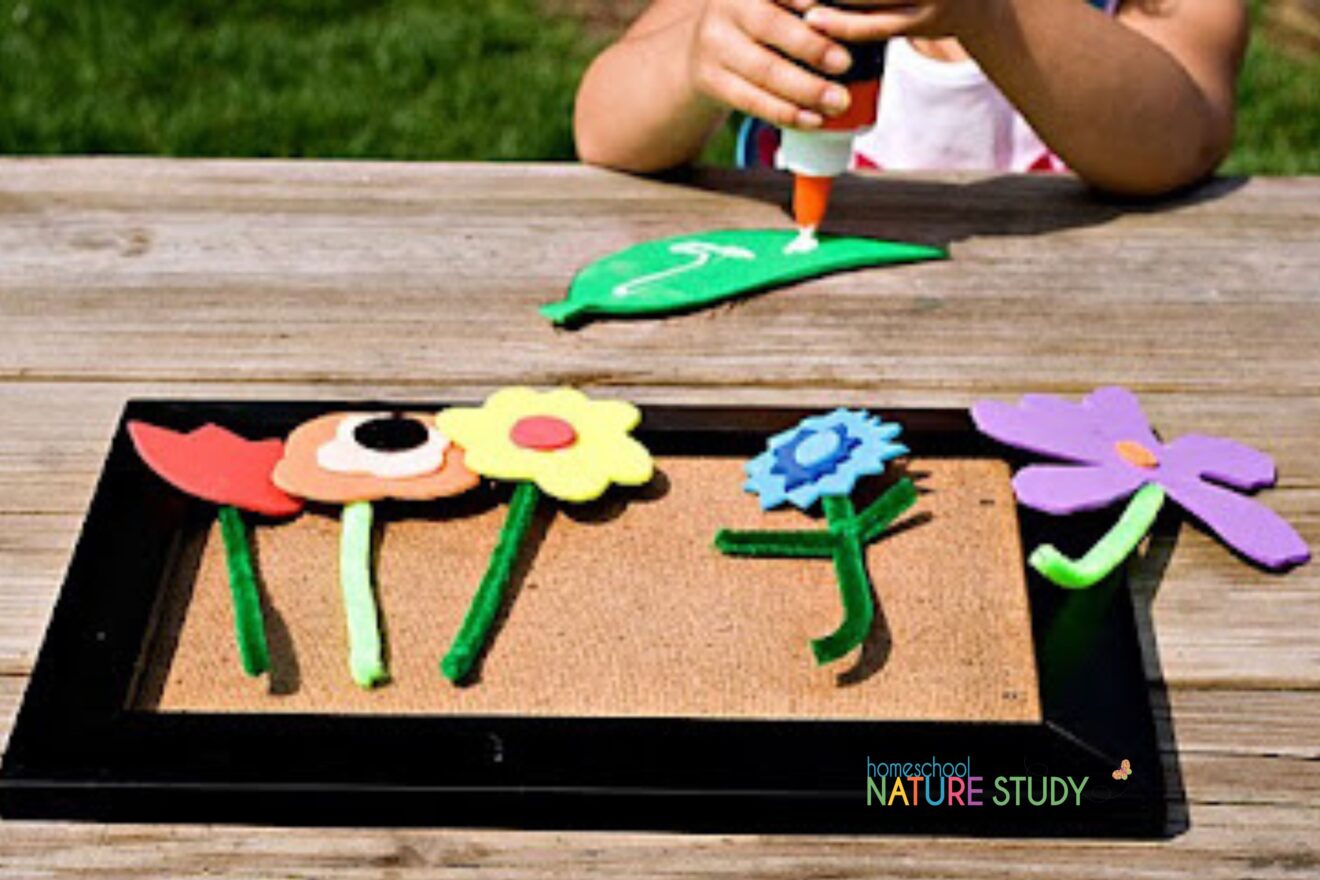 Planting a Rainbow Book Activities Flower Craft and Nature Game