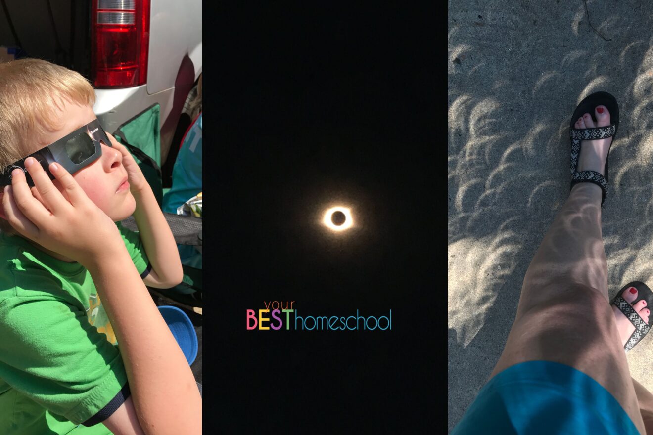 Homeschool learning styles with astronomy nature study at night