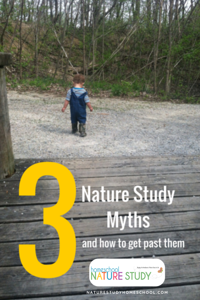 Here is how to overcome 3 nature study myths. Does the thought of doing nature studies intimidate you? Let these ideas encourage you!