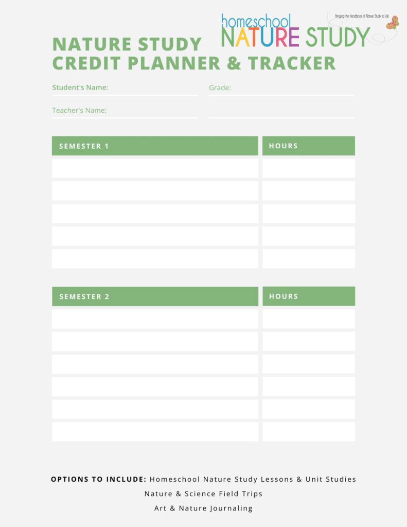 Can you add nature study to your homeschool high school transcript? Yes! Read our comprehensive guide to get you started.