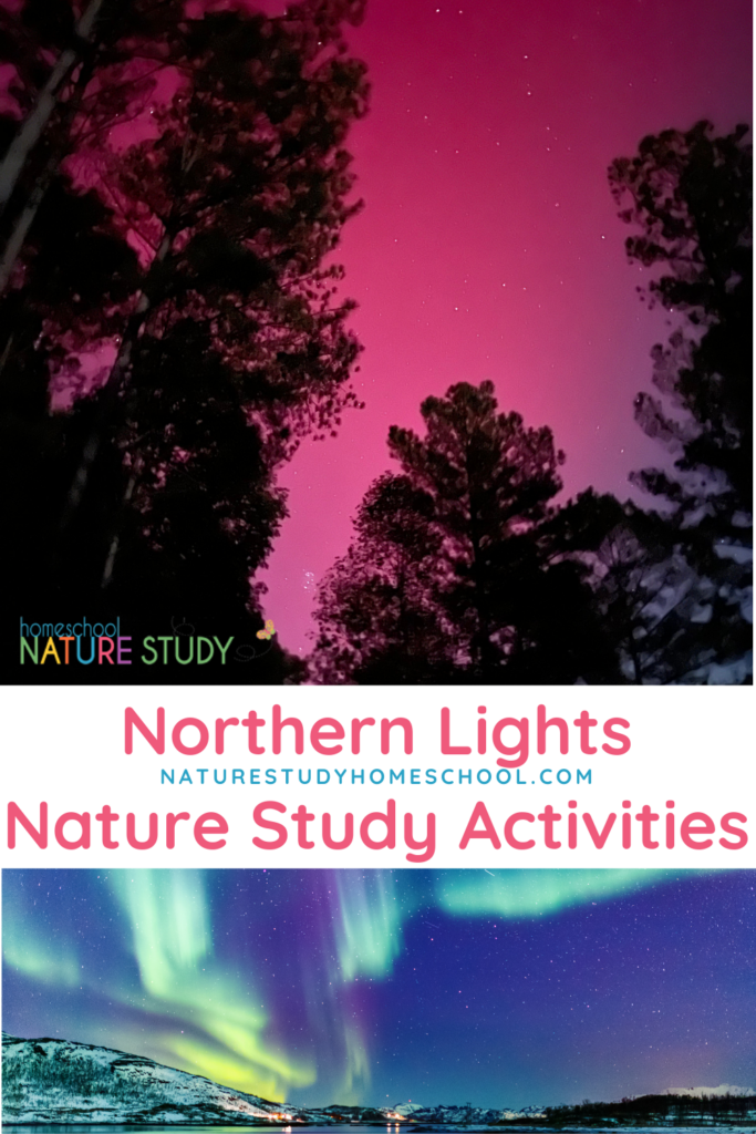 With these northern lights nature study activities, study the aurora borealis in a way that is accessible and fun for kids!